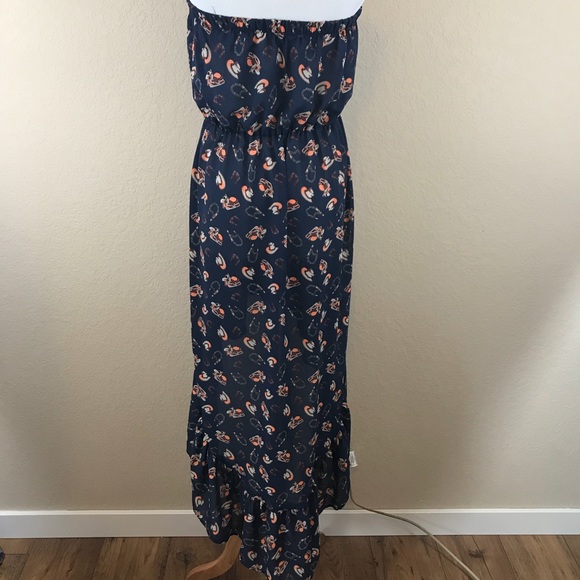 Audrey 3+1 Rodeo So Refined Hi-Lo Blue Dress - Picture 6 of 8